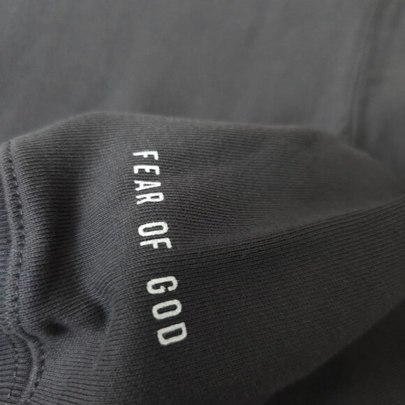 Fear of God Dark Grey Printed Hoodie - Picture 5 of 9